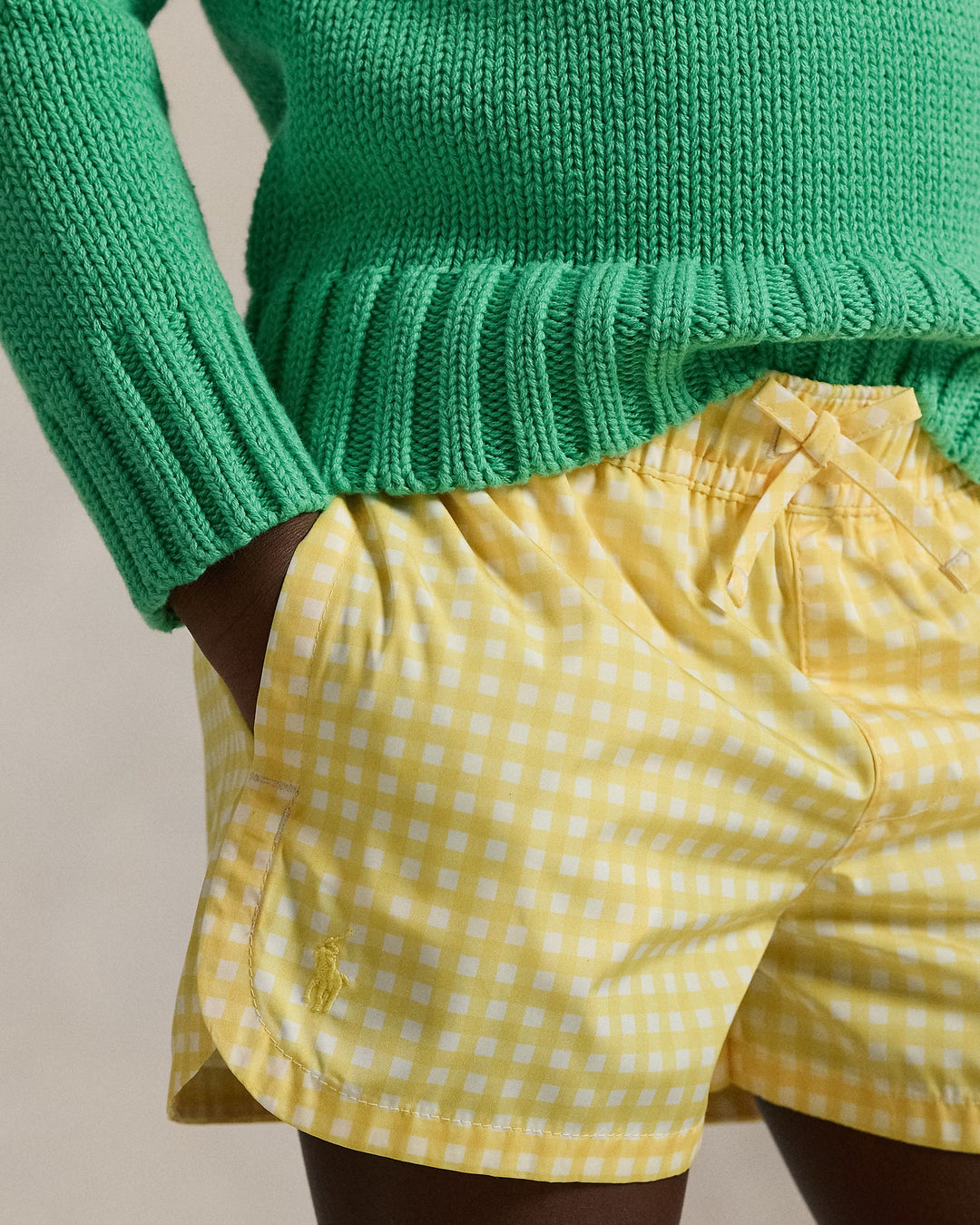 Ralph Lauren Gingham Ripstop Short