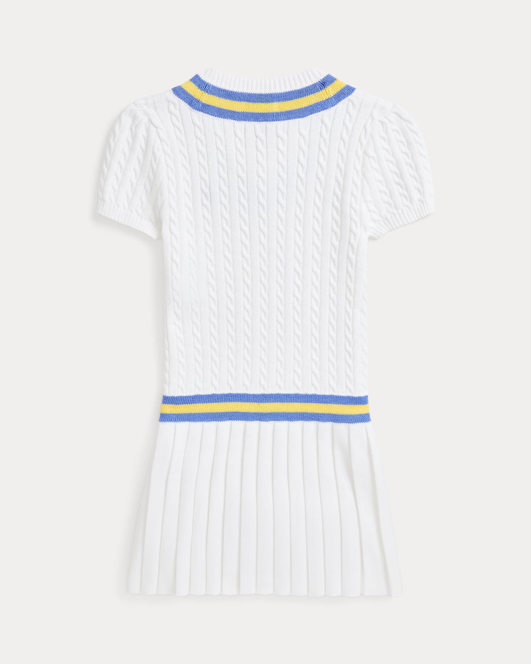 Ralph Lauren Cricket-Stripe Cotton Sweater Dress