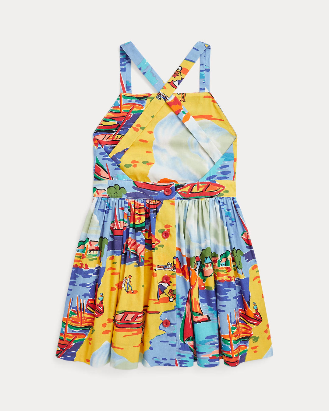 Ralph Lauren Riviera-Print Cotton Dress