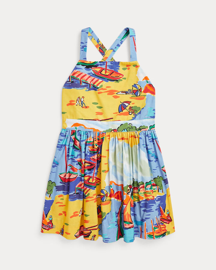 Ralph Lauren Riviera-Print Cotton Dress