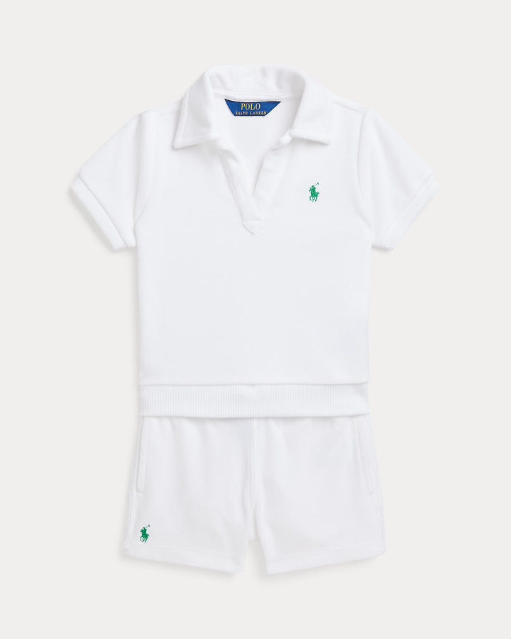 Ralph Lauren Terry Polo Shirt & Short Set