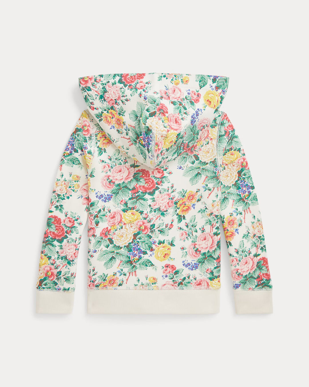 Ralph Lauren Floral Loopback Fleece Full-Zip Hoodie
