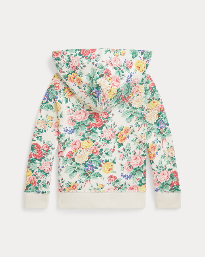 Ralph Lauren Floral Loopback Fleece Full-Zip Hoodie