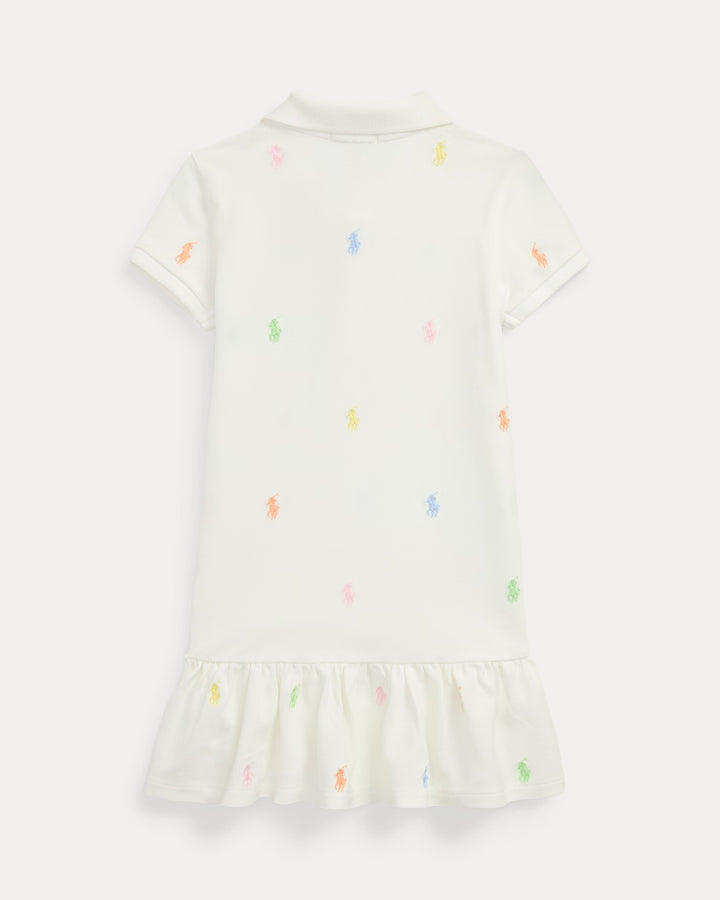 Ralph Lauren Polo Pony Stretch Mesh Polo Dress