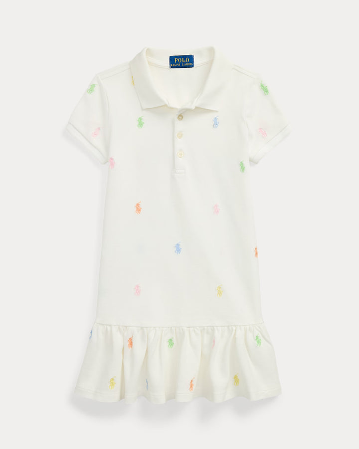 Ralph Lauren Polo Pony Stretch Mesh Polo Dress
