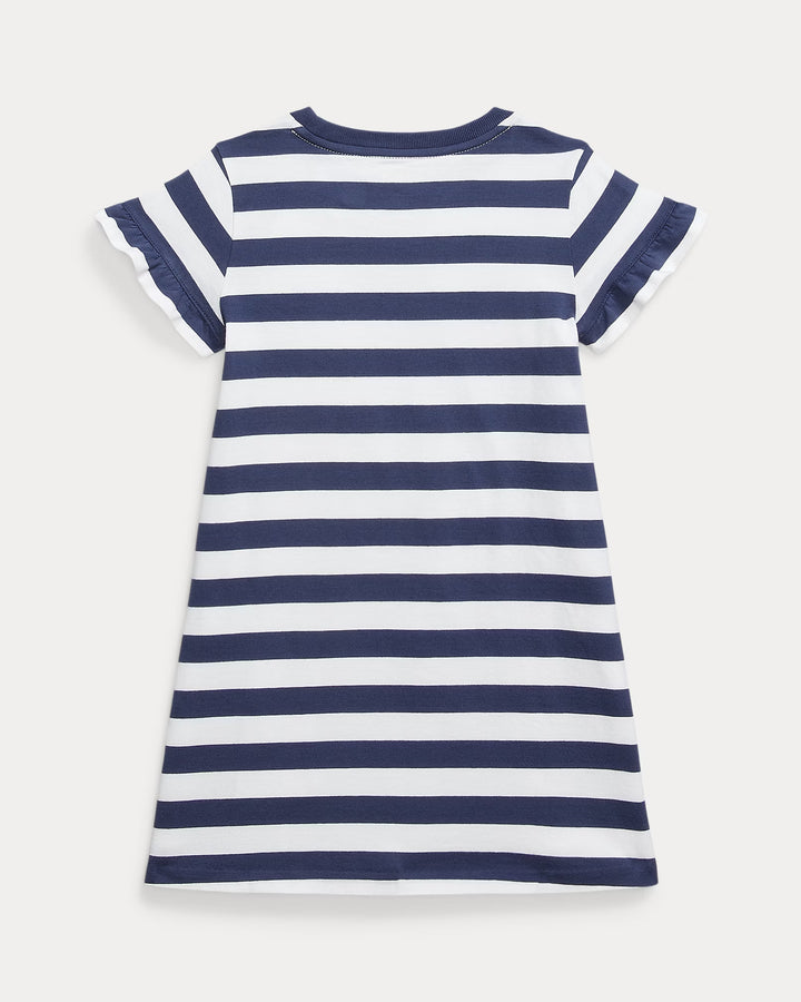 Ralph Lauren Striped Polo Bear Cotton Tee Dress