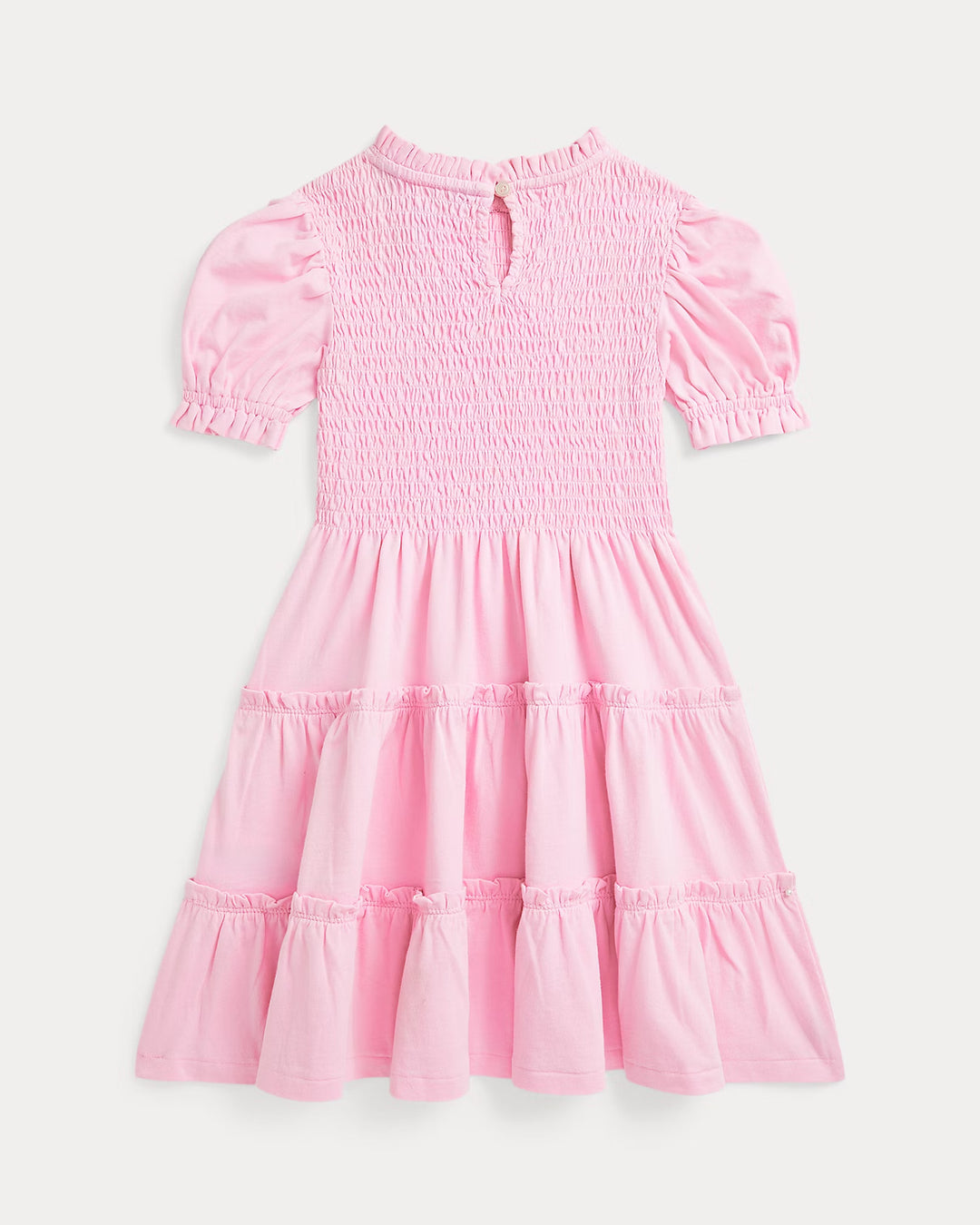 Ralph Lauren Smocked Cotton Jersey Dress