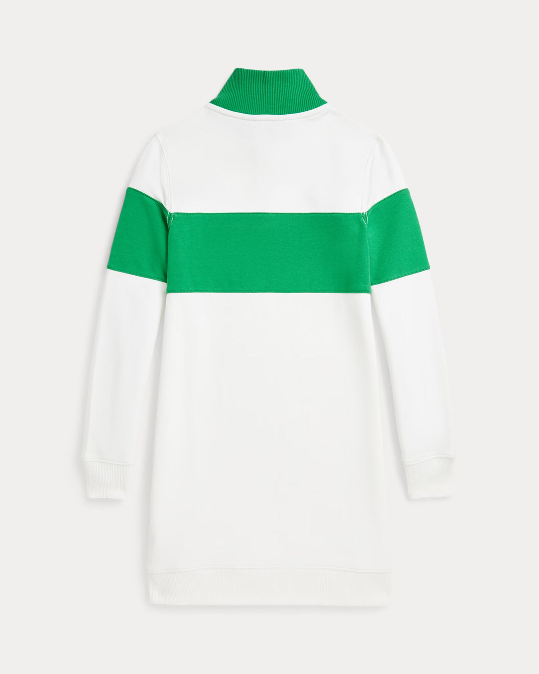 Ralph Lauren Logo French Terry Quarter-Zip Dress