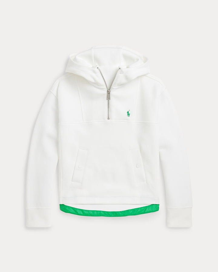 Ralph Lauren Double-Knit Hooded Sweatshirt