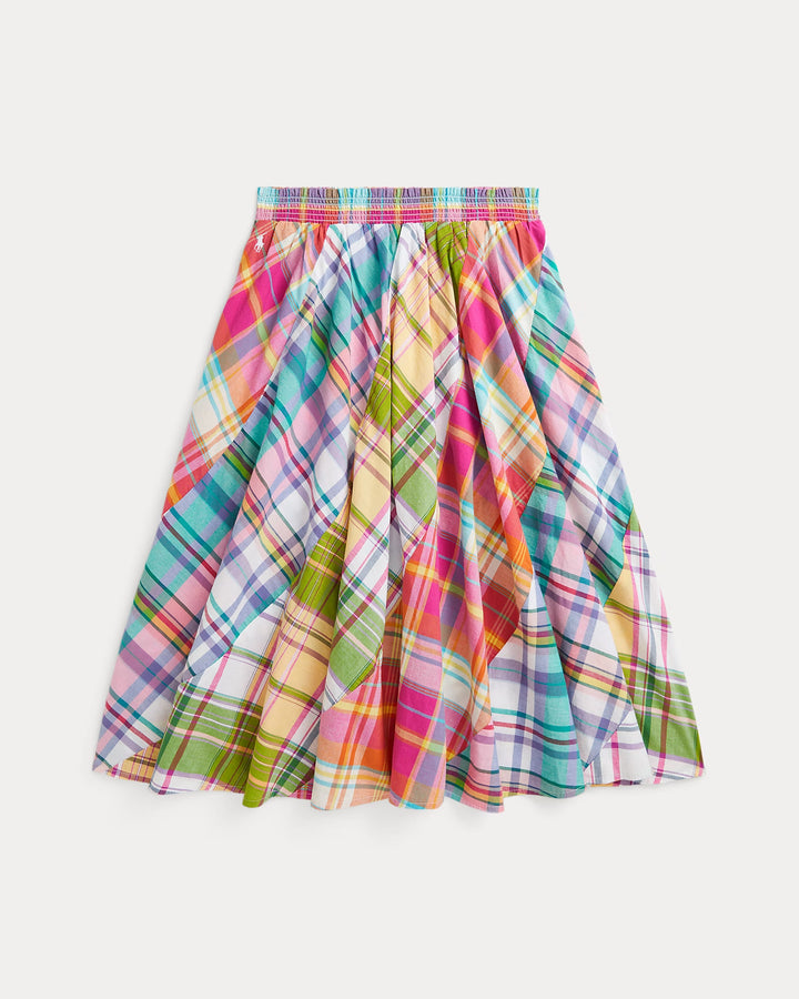 Ralph Lauren Plaid Cotton Madras Skirt