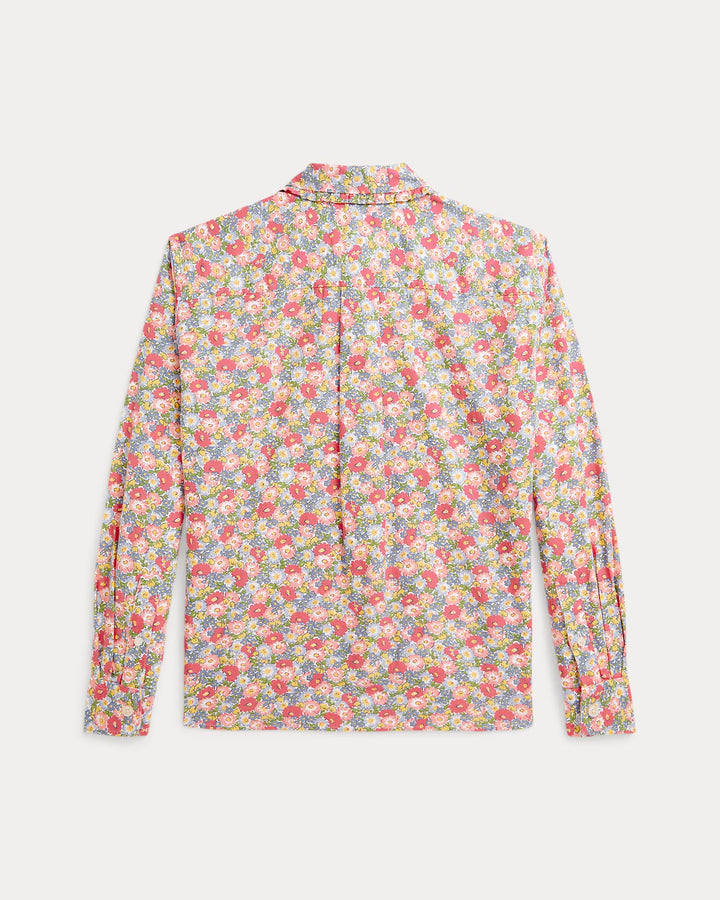 Ralph Lauren Floral Linen-Cotton Boxy Shirt