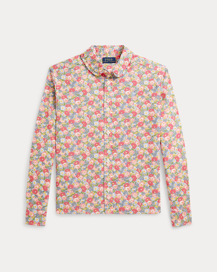 Ralph Lauren Floral Linen-Cotton Boxy Shirt