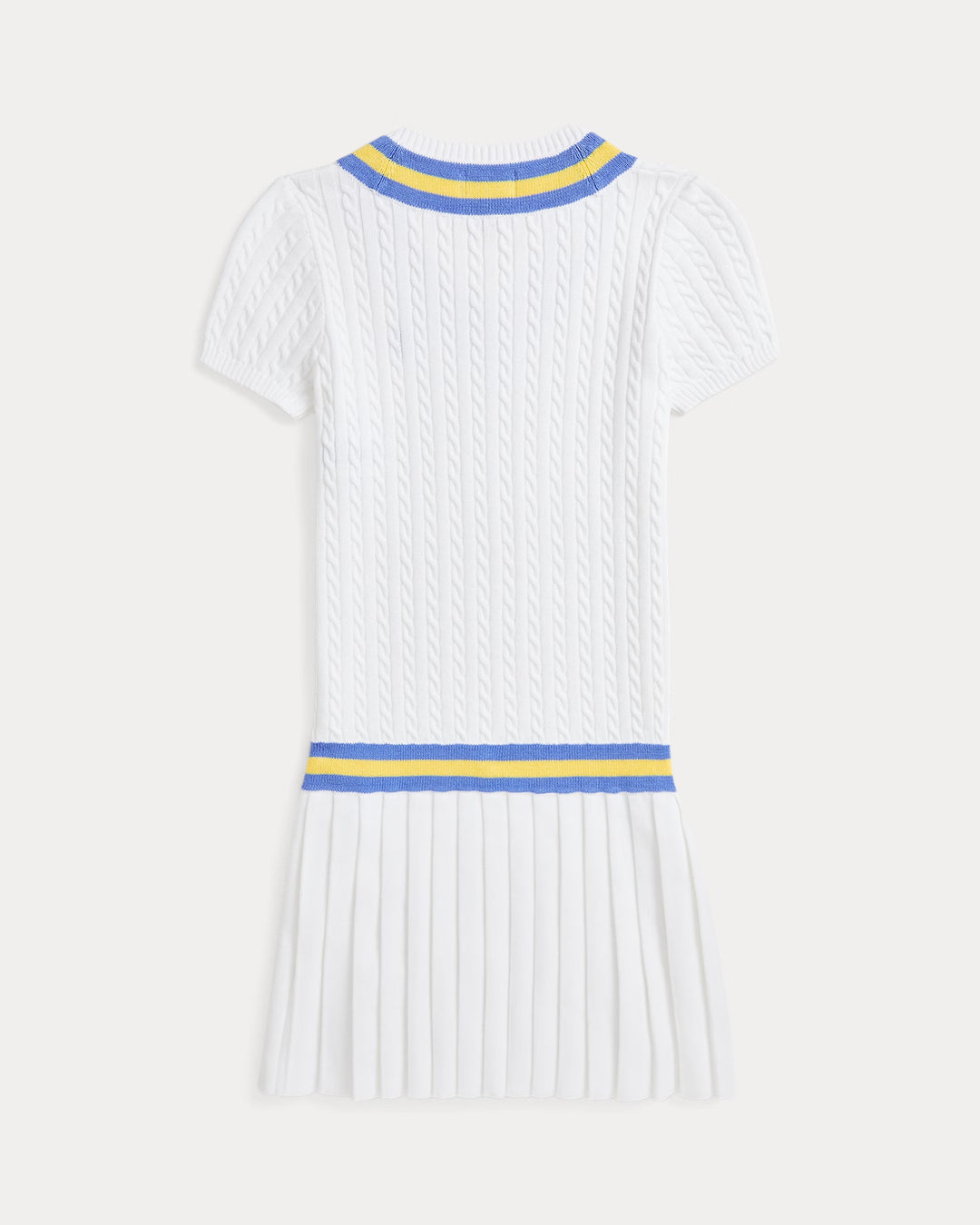 Ralph Lauren Cricket-Stripe Cotton Sweater Dress
