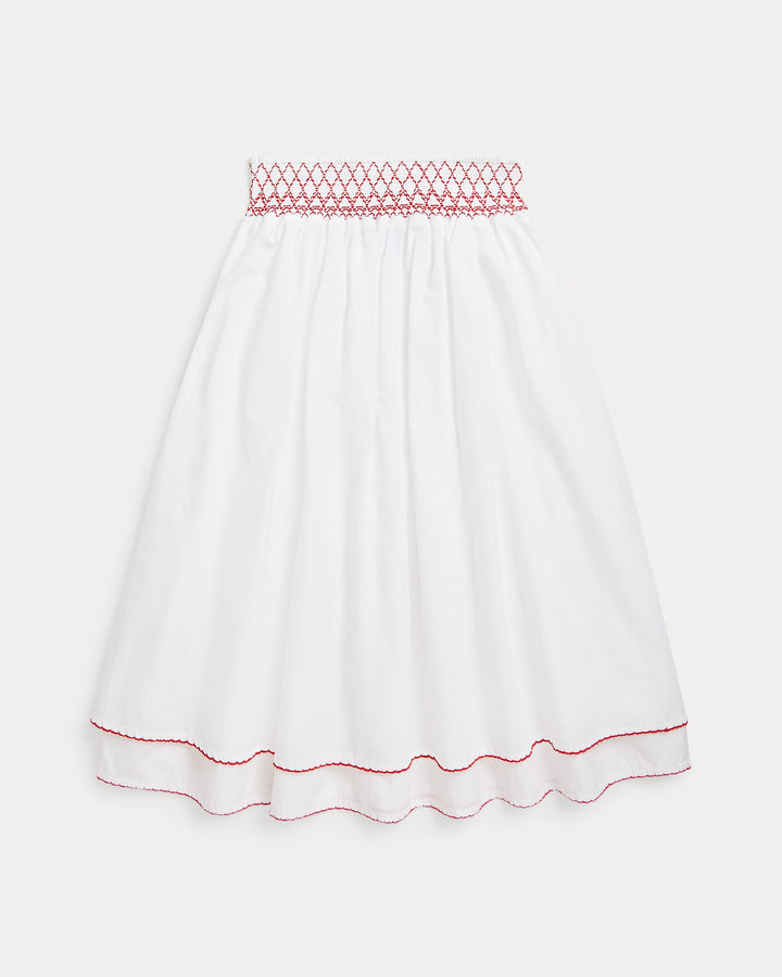 Ralph Lauren Cotton Poplin Boxy Top & Skirt Set