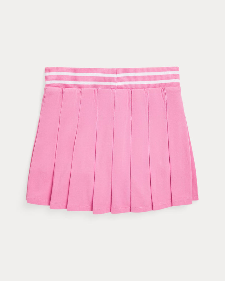 Ralph Lauren Pleated Cotton Jersey Skort
