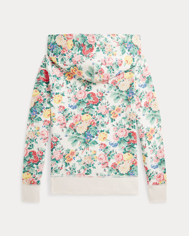 Ralph Lauren Floral Loopback Fleece Full-Zip Hoodie