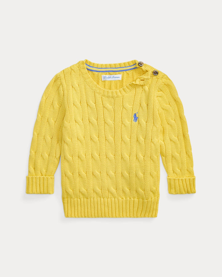 Ralph Lauren Cable-Knit Cotton Sweater
