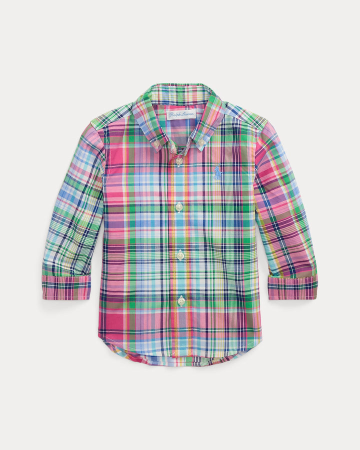 Ralph Lauren Plaid Cotton Poplin Shirt