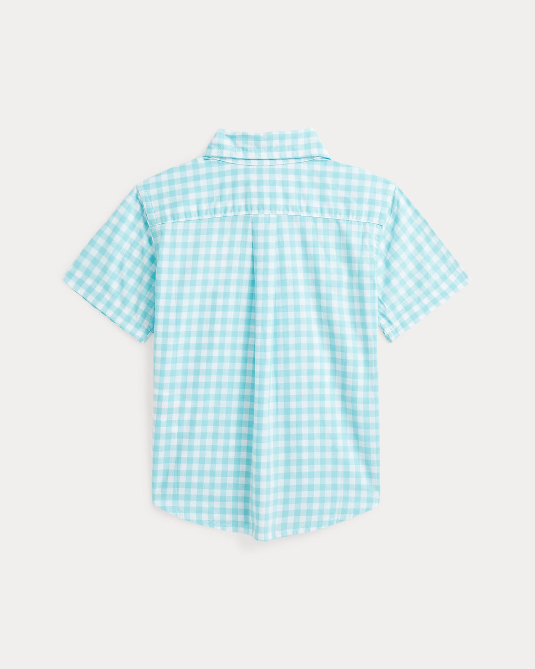 Ralph Lauren Gingham Cotton Poplin Short-Sleeve Shirt