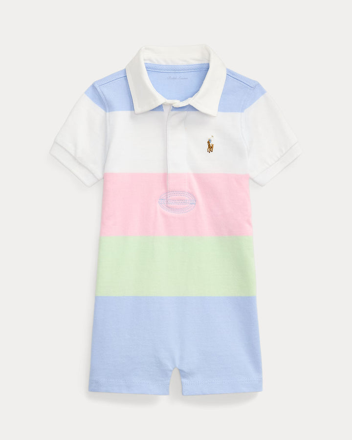 Ralph Lauren Striped Cotton Jersey Rugby Shortall
