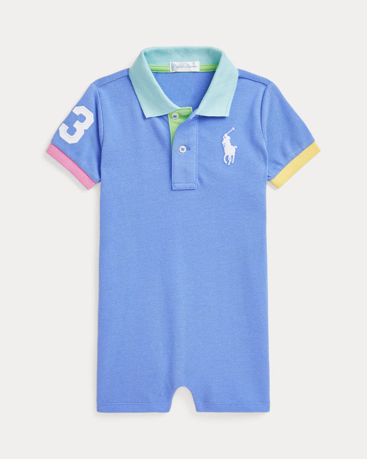Ralph Lauren Big Pony Cotton Mesh Polo Shortall