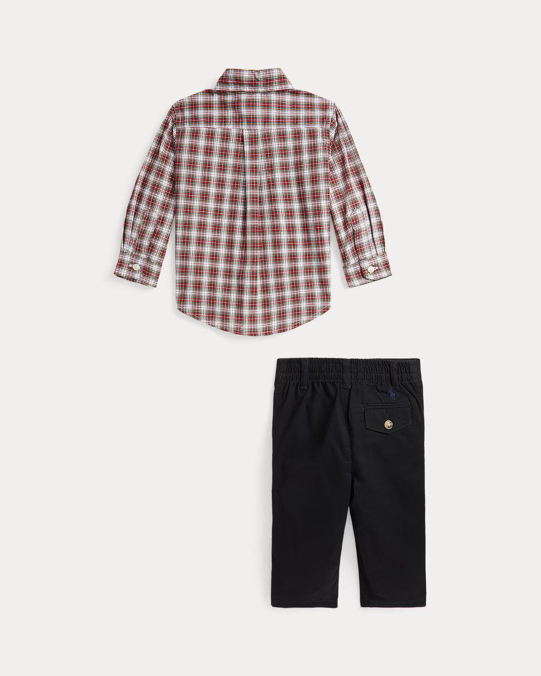 Ralph Lauren Plaid Poplin Shirt & Chino Pant Set