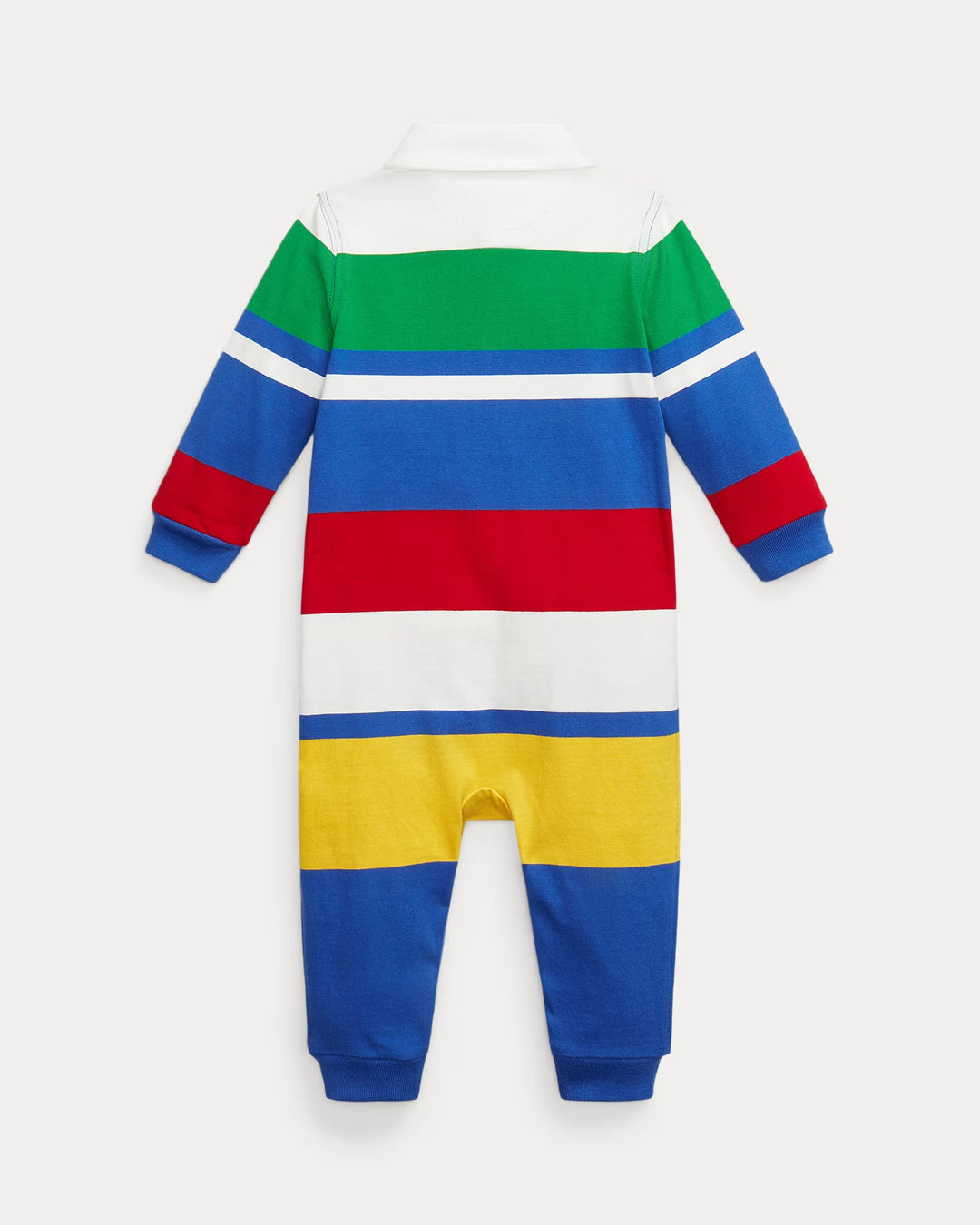Ralph Lauren Striped Cotton Jersey Rugby Coverall