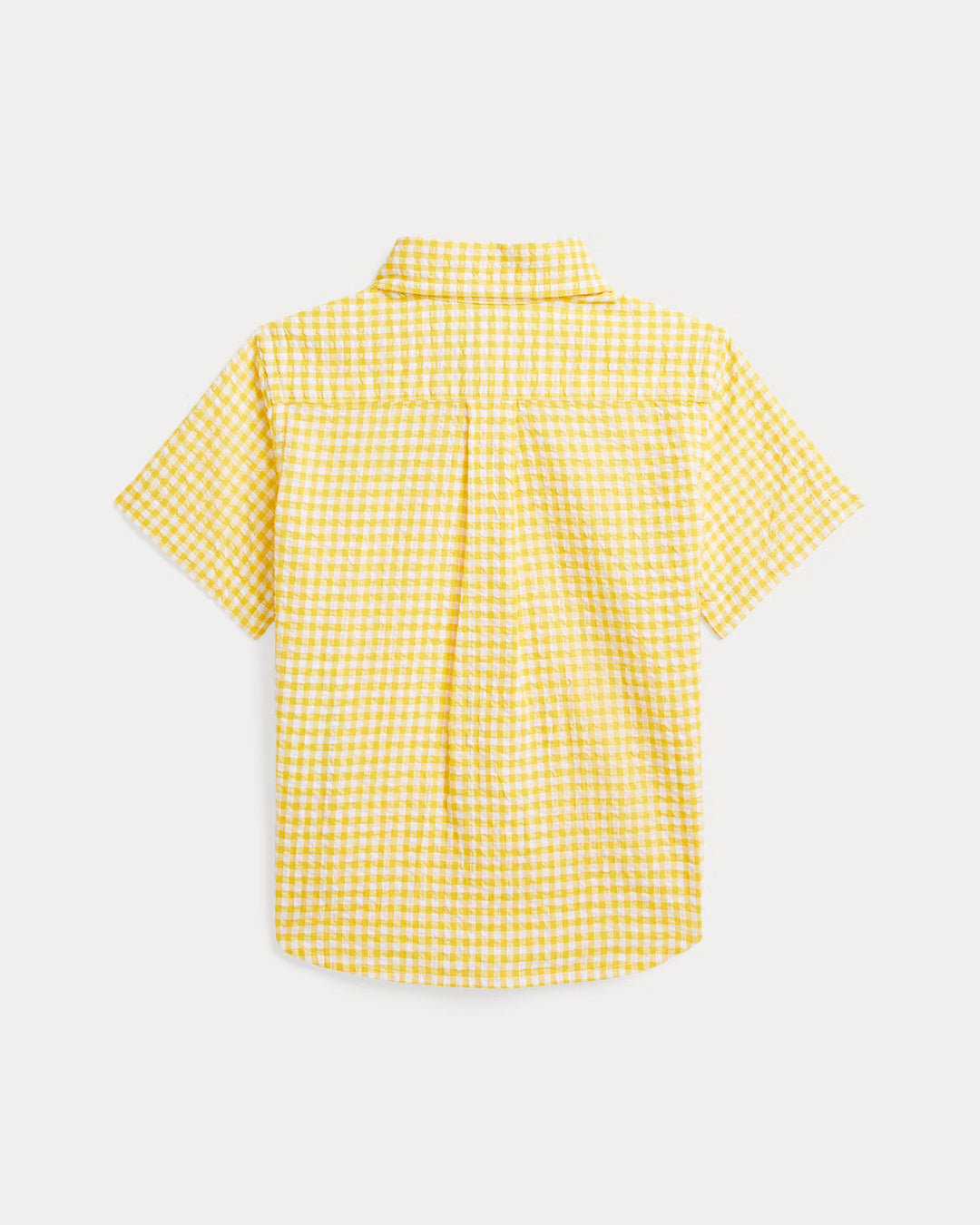 Ralph Lauren Gingham Seersucker Short-Sleeve Shirt
