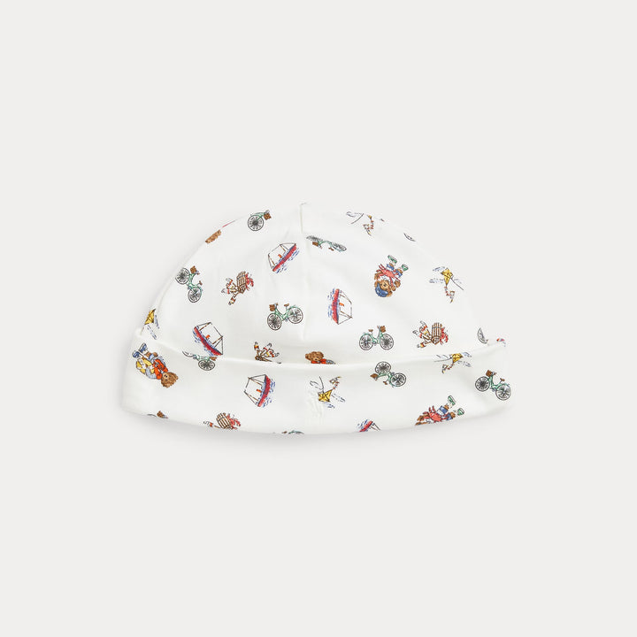 Ralph Lauren Polo Bear Cotton Interlock Beanie