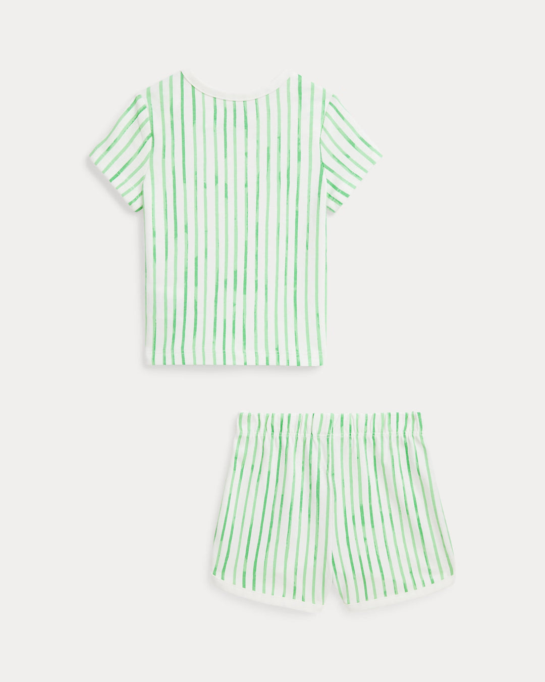 Ralph Lauren Striped Cotton Jersey Tee & Short Set