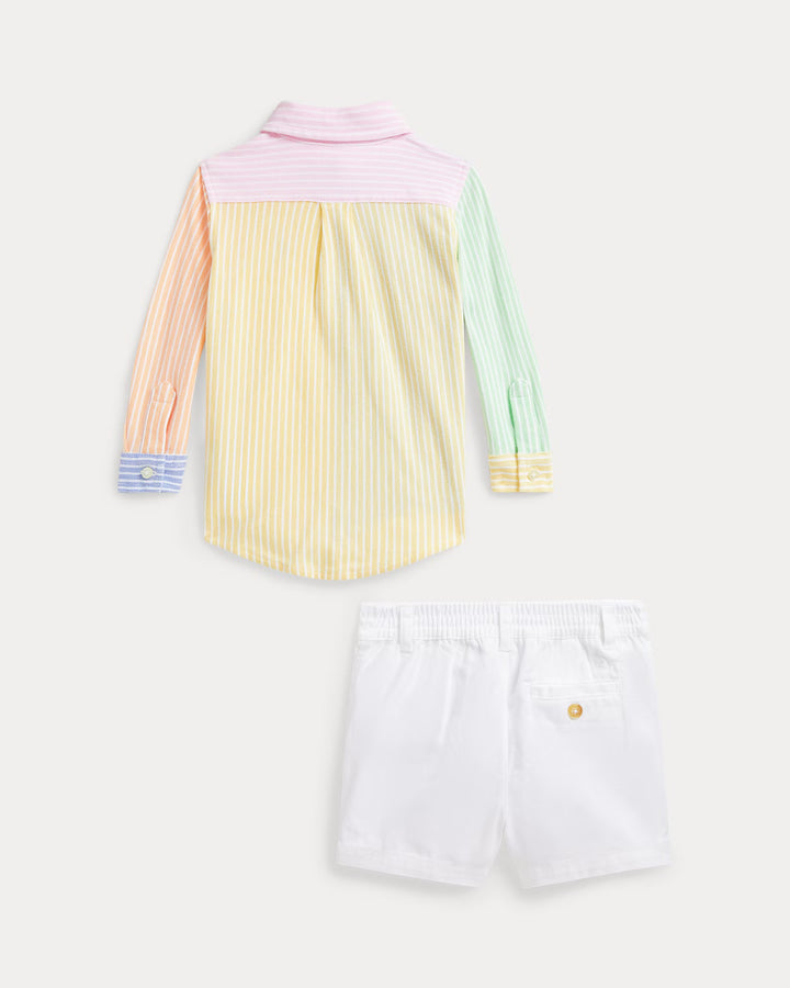 Ralph Lauren Cotton Fun Shirt & Chino Short Set