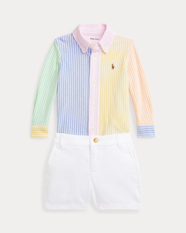 Ralph Lauren Cotton Fun Shirt & Chino Short Set