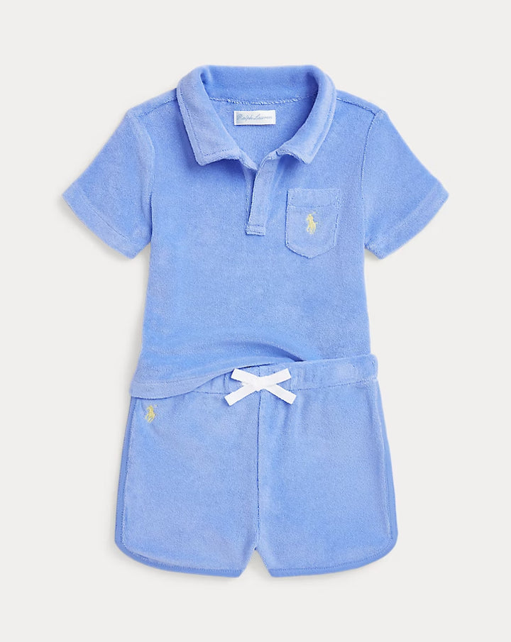 Ralph Lauren Terry Polo Shirt & Short Set