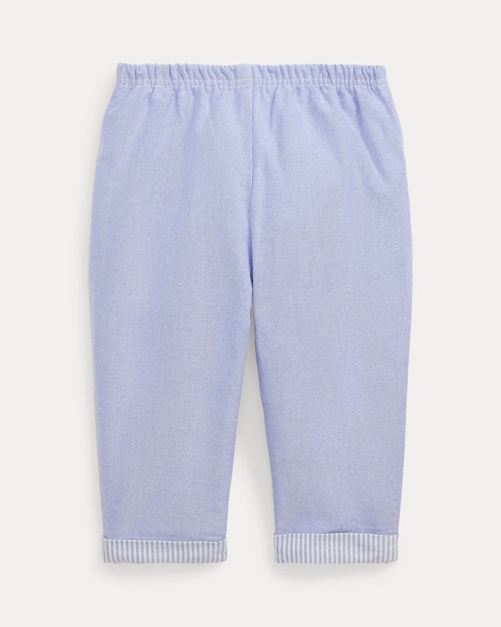 Ralph Lauren Slouchy Cotton Oxford Pant