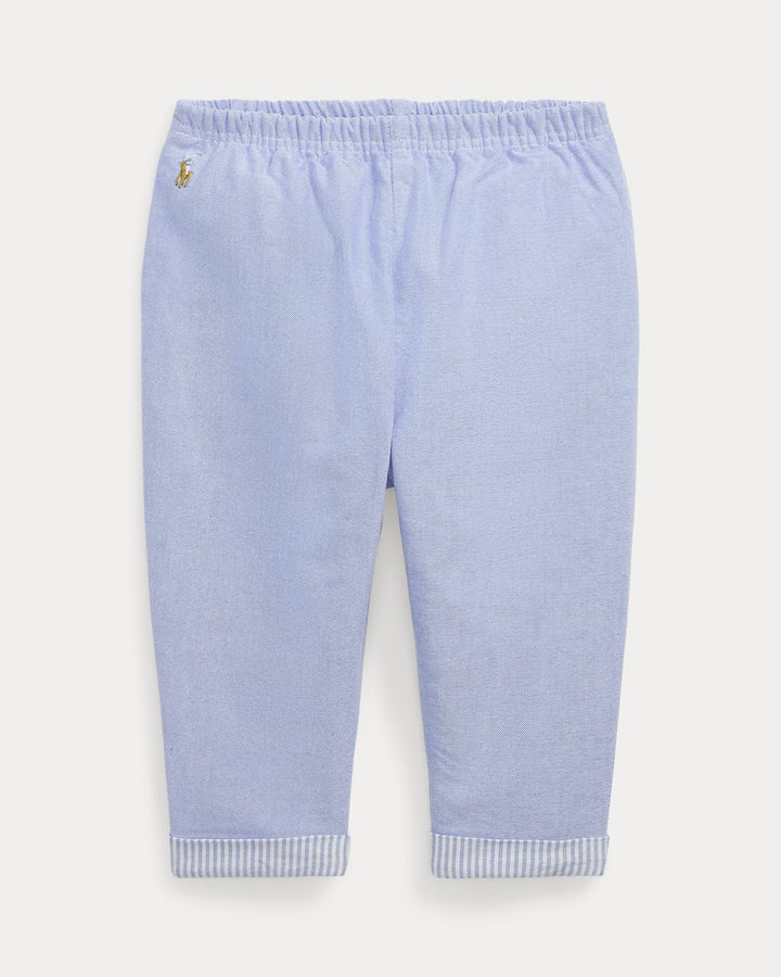 Ralph Lauren Slouchy Cotton Oxford Pant