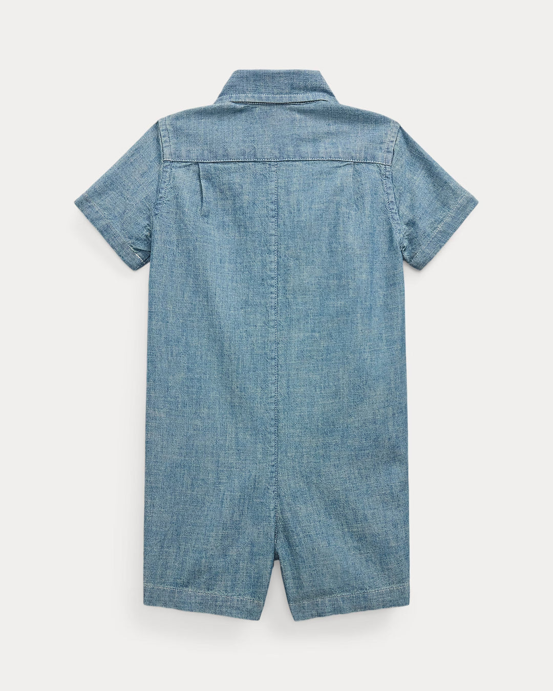 Ralph Lauren Indigo Cotton Chambray Shortall