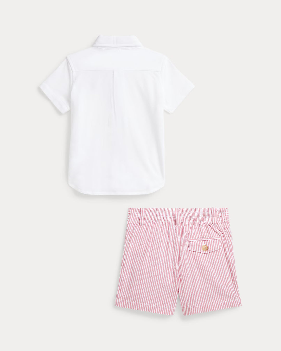 Ralph Lauren Oxford Mesh Shirt & Seersucker Short Set
