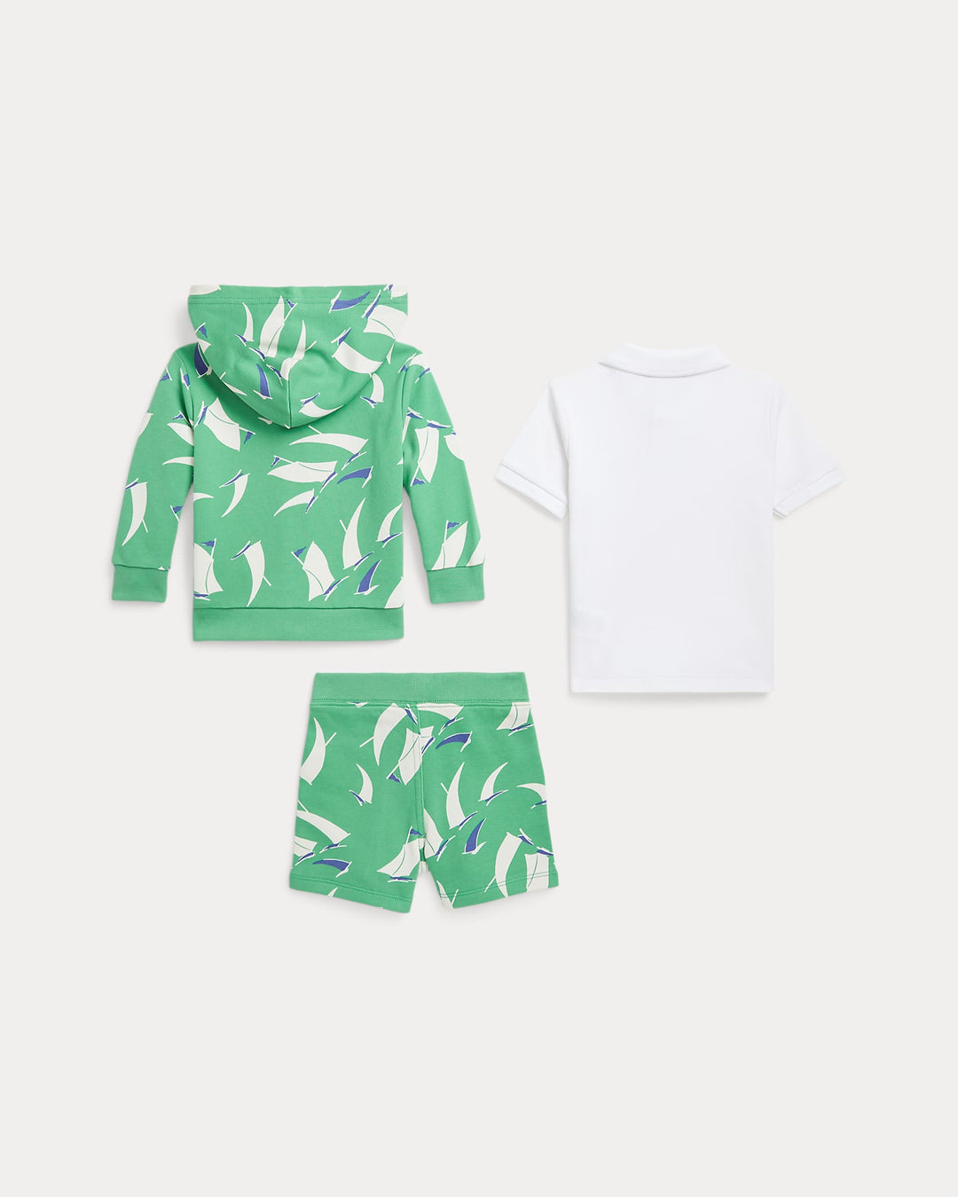 Ralph Lauren Polo Shirt, Terry Hoodie & Short Set