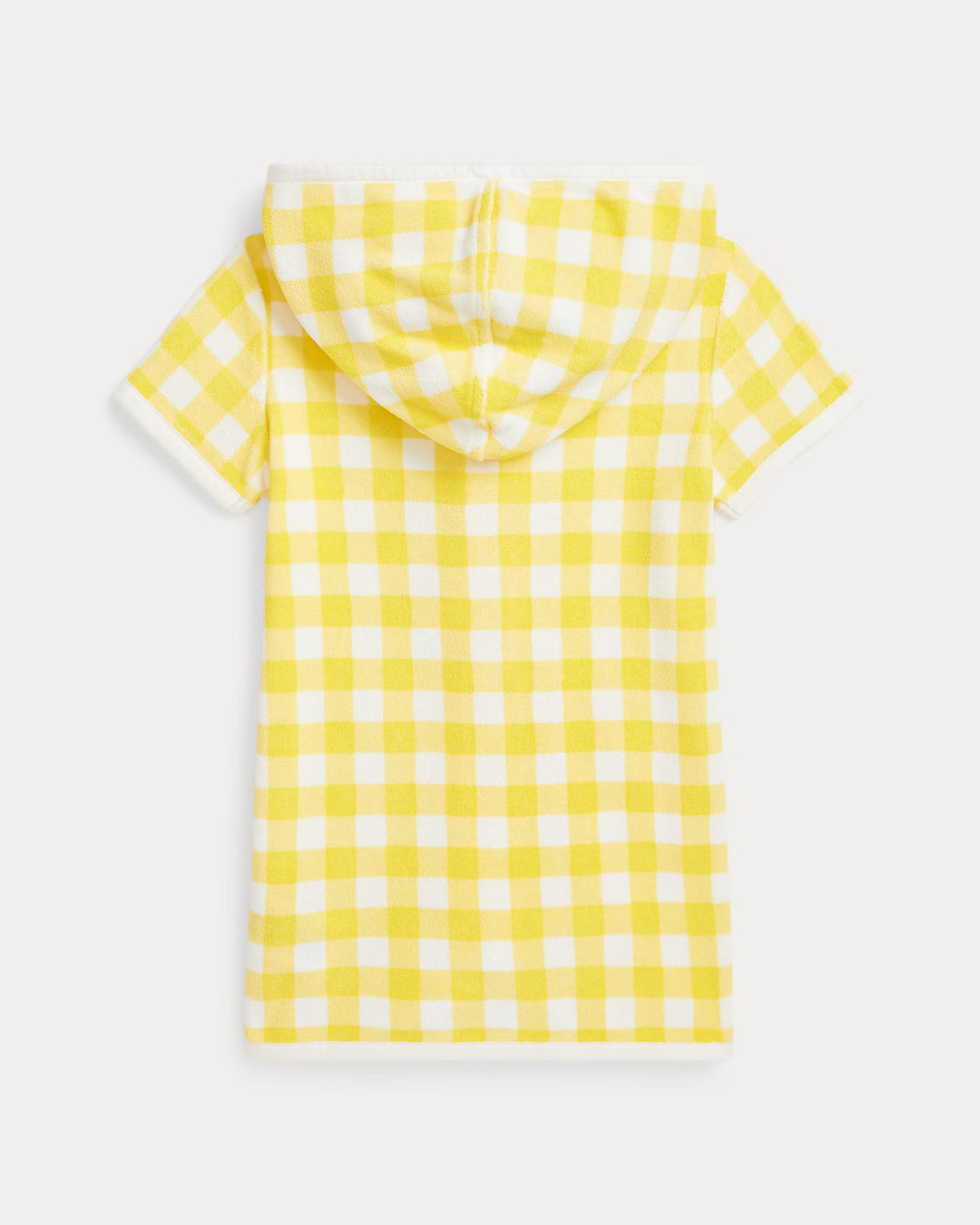 Ralph Lauren Gingham Terry Hooded Cover-Up
