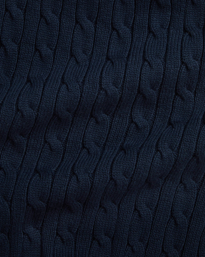 Ralph Lauren Cable-Knit Cotton Baby Blanket