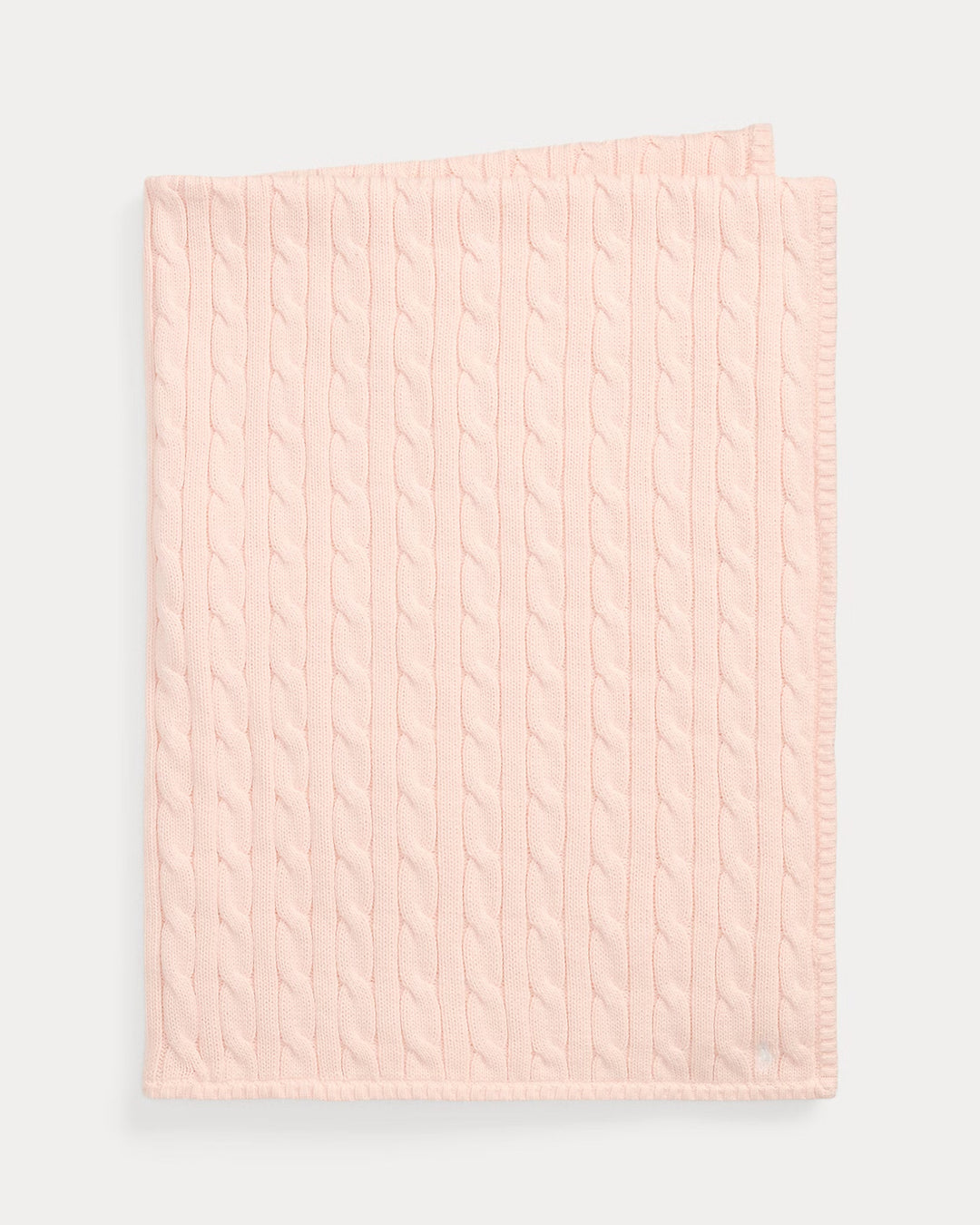 Ralph Lauren Cable-Knit Cotton Baby Blanket
