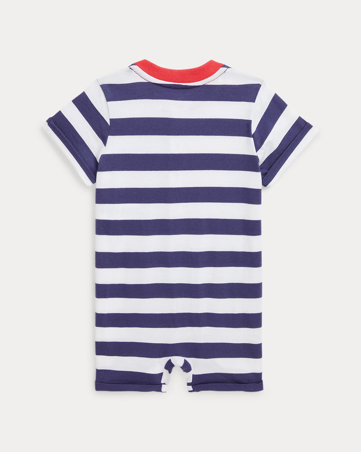Ralph Lauren Striped Cotton Jersey Shortall