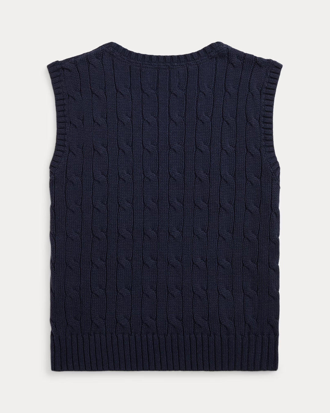 Ralph Lauren Cable-Knit Cotton Sweater Vest