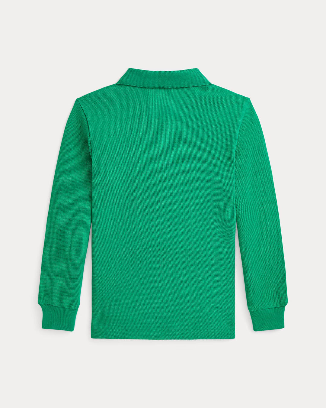 Ralph Lauren Cotton Mesh Long-Sleeve Polo Shirt