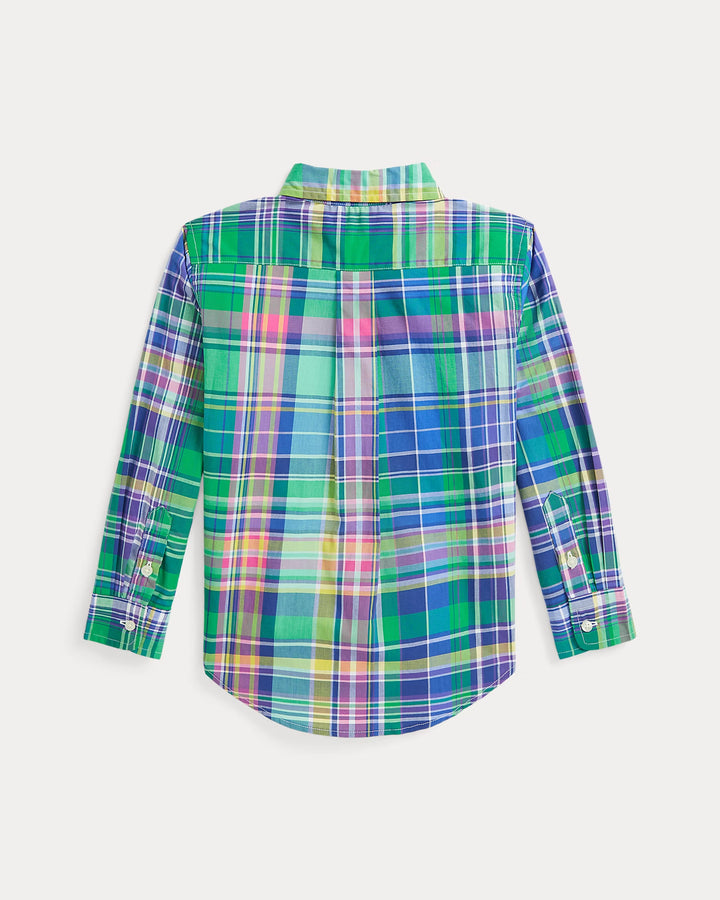 Ralph Lauren Plaid Cotton Poplin Shirt