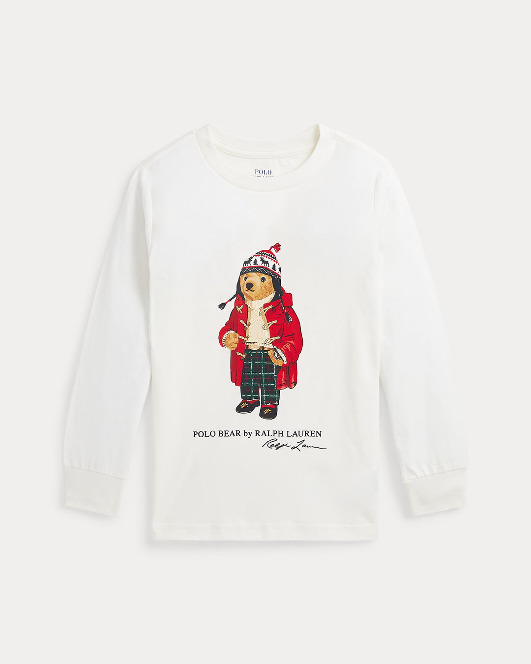 Ralph Lauren Polo Bear Cotton Long-Sleeve Tee