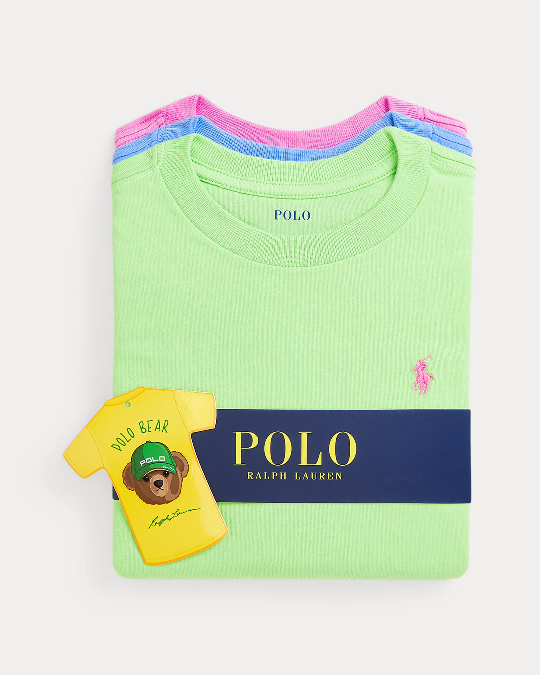 Ralph Lauren Cotton Jersey Crewneck Tee 3-Pack