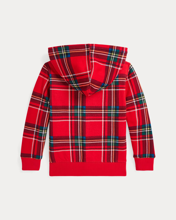 Ralph Lauren Plaid Fleece Full-Zip Hoodie