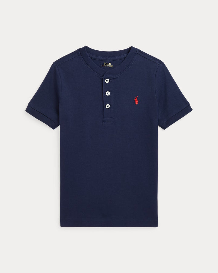 Ralph Lauren Cotton Jersey Short-Sleeve Henley Shirt
