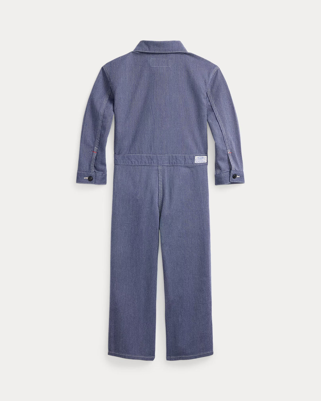 Ralph Lauren Striped Cotton Denim Coverall